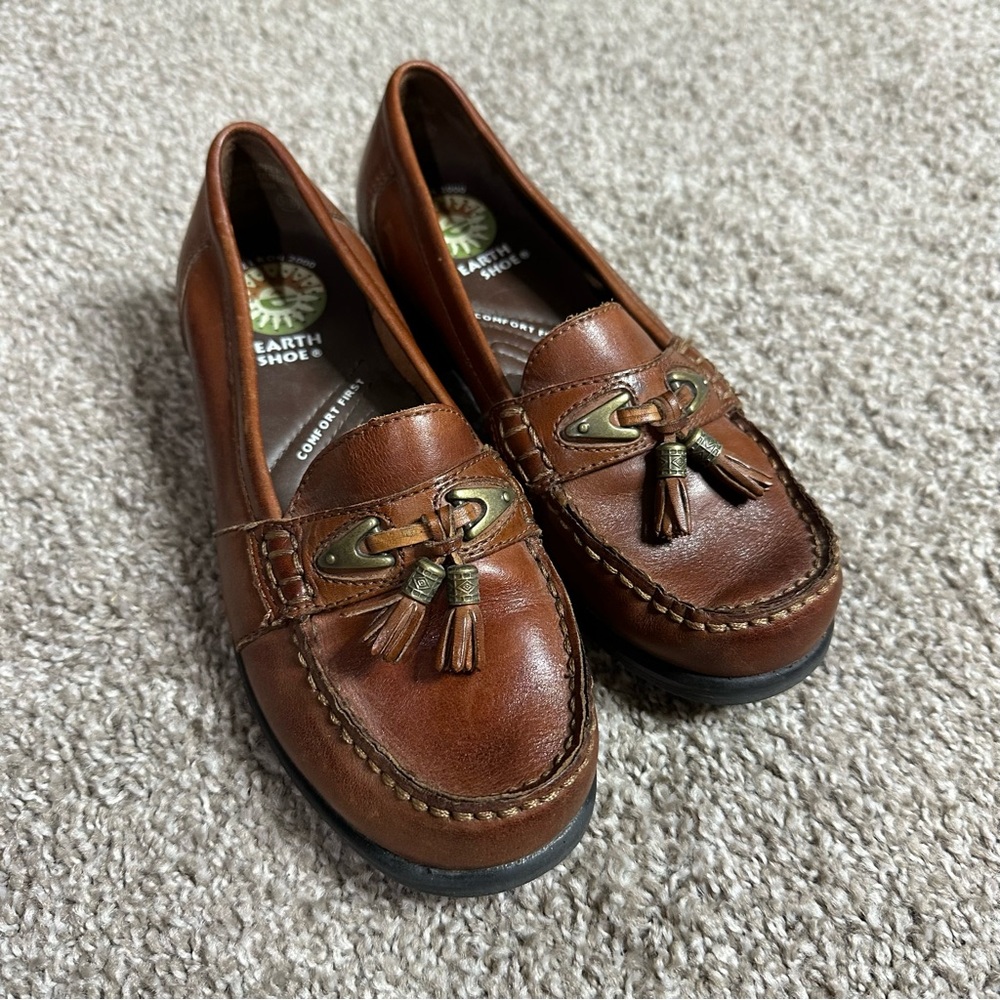 Brown Leather Shoes Earth Shoe 🏠